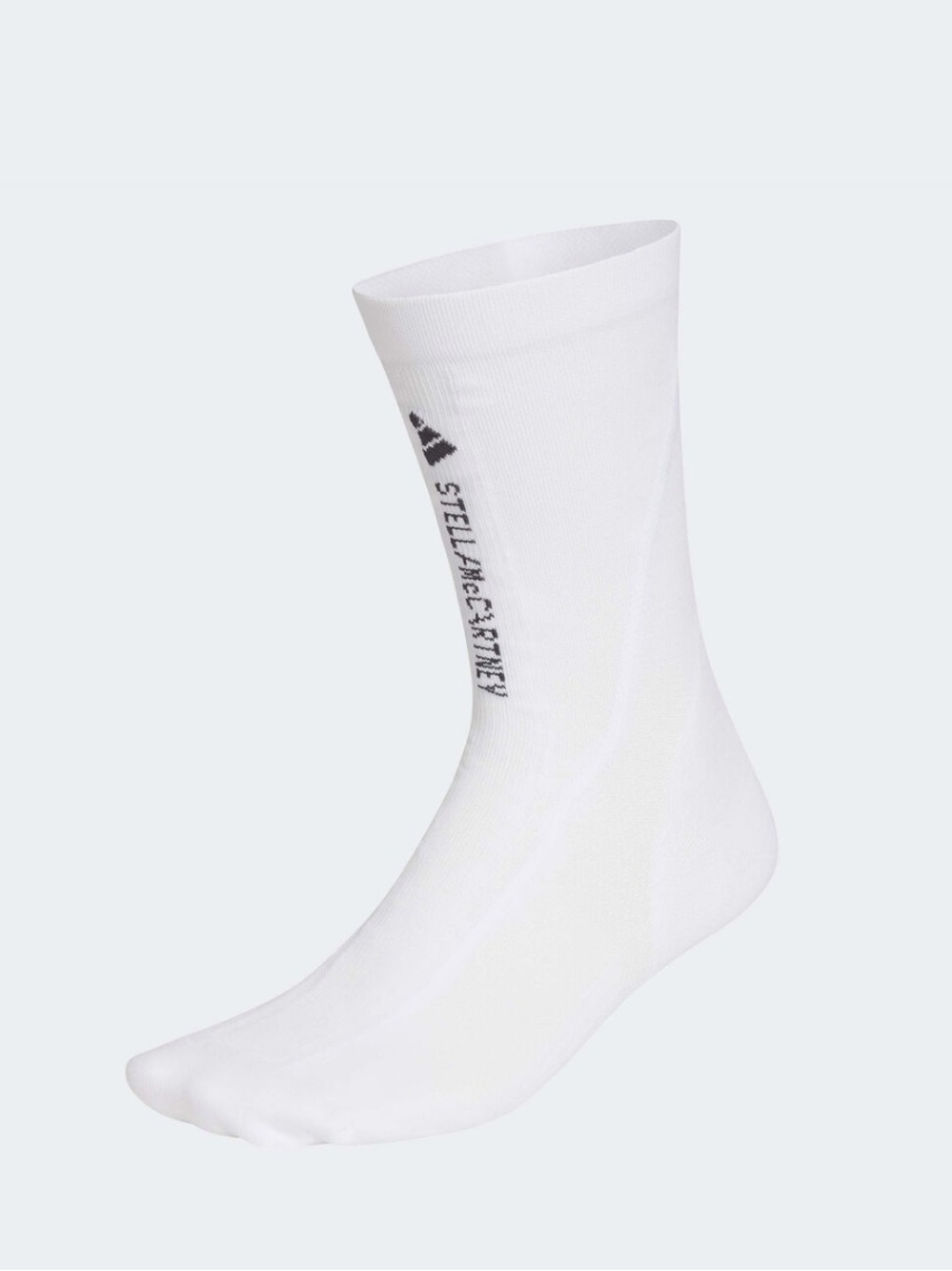 New Adidas by Stella McCartney White Crew Logo Socks